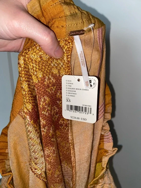 Free People Camille Patchwork Pants - Picture 7 of 7